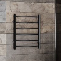 Полотенцесушитель Roxen Santi BK-109AW-6T 11030-5365B (черный) - Превью изображения №2 — Интернет-магазин Time-Shop