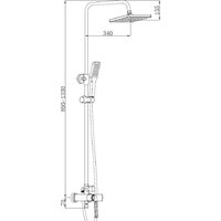 Душевая система  Boch Mann Chika BM8601 - Превью изображения №10 — Интернет-магазин Time-Shop