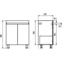  Misty Тумба под умывальник Енисей 70 Э-Ени01070-012 - Превью изображения №5 — Интернет-магазин Time-Shop