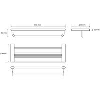 Полка для полотенца Bemeta Organic 157105151 - Превью изображения №2 — Интернет-магазин Time-Shop