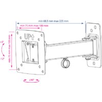 Кронштейн для телевизора Kromax OPTIMA-103 (черный) - Превью изображения №2 — Интернет-магазин Time-Shop