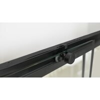 Душевая дверь RGW LE-12B 130 (черный/прозрачное стекло) - Превью изображения №3 — Интернет-магазин Time-Shop