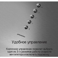 Кухонная вытяжка MAUNFELD Bath Isla 401 (нержавеющая сталь) - Превью изображения №17 — Интернет-магазин Time-Shop