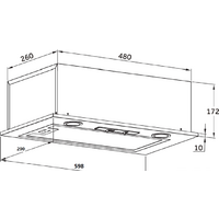 Кухонная вытяжка HOMSair Camelia Power 60 (черный) - Превью изображения №2 — Интернет-магазин Time-Shop