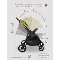 Коляска прогулочная «книга» Rant Twinny RA151 (olive) - Превью изображения №14 — Интернет-магазин Time-Shop