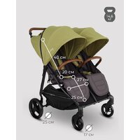 Коляска прогулочная «книга» Rant Twinny RA151 (olive) - Превью изображения №19 — Интернет-магазин Time-Shop