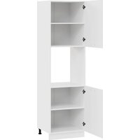 Шкаф напольный Трия Тиана 1П6 (белый/белый супермат) - Превью изображения №2 — Интернет-магазин Time-Shop