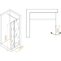 Душевая стенка RGW Z-071 352207103-11 (хром/прозрачное стекло) - Превью изображения №3 — Интернет-магазин Time-Shop