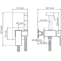 Гигиенический душ Wasserkraft A71838 - Превью изображения №2 — Интернет-магазин Time-Shop