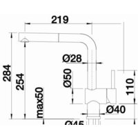 Смеситель Blanco Linus-S (черный) - Превью изображения №4 — Интернет-магазин Time-Shop