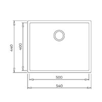 Кухонная мойка TEKA Square 50.40 TG (черный) - Превью изображения №2 — Интернет-магазин Time-Shop