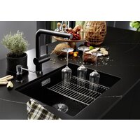 Кухонная мойка Blanco Subline 500-U Coloured Components 527801 (трюфель) - Превью изображения №7 — Интернет-магазин Time-Shop