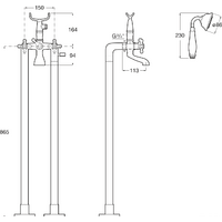 Смеситель Roca Carmen 5A274BC00 - Превью изображения №3 — Интернет-магазин Time-Shop