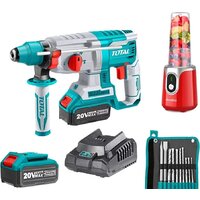 Total TOSLI23061 (перфоратор, мини-измельчитель, с 2-мя АКБ, оснастка)