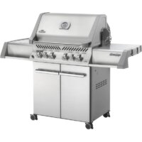 Газовый гриль для дачи Napoleon Prestige P-500 (серебристый) - Превью изображения №3 — Интернет-магазин Time-Shop