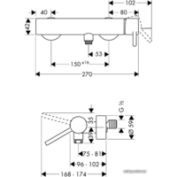Смеситель Axor Starck 10611000 - Превью изображения №3 — Интернет-магазин Time-Shop