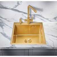 Кухонная мойка Milacio Denia 46 Steel MC.77478 (золотой) - Превью изображения №3 — Интернет-магазин Time-Shop