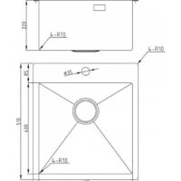 Кухонная мойка Milacio Denia 46 Steel MC.77478 (золотой) - Превью изображения №6 — Интернет-магазин Time-Shop
