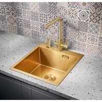 Кухонная мойка Milacio Denia 46 Steel MC.77478 (золотой) - Превью изображения №2 — Интернет-магазин Time-Shop