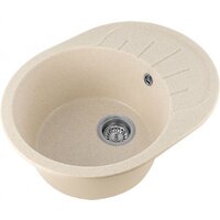 Кухонная мойка Saniteco Pura (бежевый) - Превью изображения №7 — Интернет-магазин Time-Shop