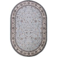 Merinos Valencia Deluxe d251-OVAL-L.BLUE-BROWN (1.5х3)