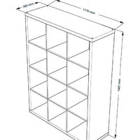 Стеллаж Mio Tesoro Фора 12 (белый) - Превью изображения №2 — Интернет-магазин Time-Shop