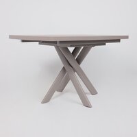 Кухонный стол Мамадома Leonel-130 раздвижной 130-165х85 (бежевый камень-hpl/капучино) - Превью изображения №9 — Интернет-магазин Time-Shop