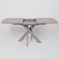 Кухонный стол Мамадома Leonel-130 раздвижной 130-165х85 (бежевый камень-hpl/капучино) - Превью изображения №19 — Интернет-магазин Time-Shop