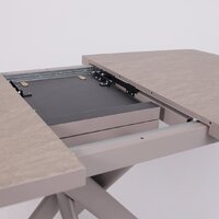 Кухонный стол Мамадома Leonel-130 раздвижной 130-165х85 (бежевый камень-hpl/капучино) - Превью изображения №14 — Интернет-магазин Time-Shop