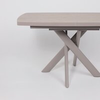 Кухонный стол Мамадома Leonel-130 раздвижной 130-165х85 (бежевый камень-hpl/капучино) - Превью изображения №11 — Интернет-магазин Time-Shop