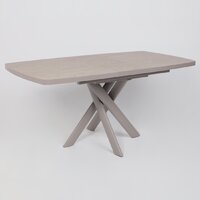 Кухонный стол Мамадома Leonel-130 раздвижной 130-165х85 (бежевый камень-hpl/капучино) - Превью изображения №17 — Интернет-магазин Time-Shop