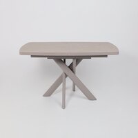 Кухонный стол Мамадома Leonel-130 раздвижной 130-165х85 (бежевый камень-hpl/капучино) - Превью изображения №18 — Интернет-магазин Time-Shop