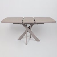 Кухонный стол Мамадома Leonel-130 раздвижной 130-165х85 (бежевый камень-hpl/капучино) - Превью изображения №21 — Интернет-магазин Time-Shop