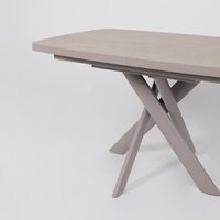 Кухонный стол Мамадома Leonel-130 раздвижной 130-165х85 (бежевый камень-hpl/капучино) - Превью изображения №13 — Интернет-магазин Time-Shop