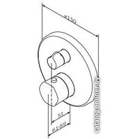 Смеситель без скрытого механизма AM.PM Gem F9075600 - Превью изображения №4 — Интернет-магазин Time-Shop