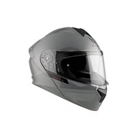Мотошлем MT Helmets Genesis SV Solid A12 (M, серый глянцевый) - Превью изображения №4 — Интернет-магазин Time-Shop