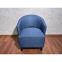 Интерьерное кресло Mio Tesoro Мажор-2 (Lux 20 синий) - Превью изображения №3 — Интернет-магазин Time-Shop