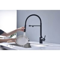 Смеситель Paulmark Magneto One Ma213188-GM (черный/вороненая сталь) - Превью изображения №5 — Интернет-магазин Time-Shop