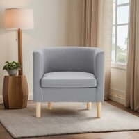 Интерьерное кресло Mio Tesoro Агата 351 (серый 1174) - Превью изображения №5 — Интернет-магазин Time-Shop