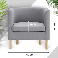 Интерьерное кресло Mio Tesoro Агата 351 (серый 1174) - Превью изображения №3 — Интернет-магазин Time-Shop