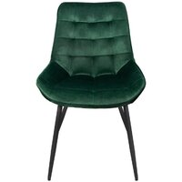 Стул AksHome Darren (темно-зеленый/черный) - Превью изображения №2 — Интернет-магазин Time-Shop