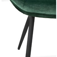 Стул AksHome Darren (темно-зеленый/черный) - Превью изображения №5 — Интернет-магазин Time-Shop