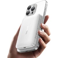 Внешний аккумулятор Baseus EnerFill FM12 Qi2 Magnetic Power Bank 22.5W 10000mAh (белый) - Превью изображения №3 — Интернет-магазин Time-Shop