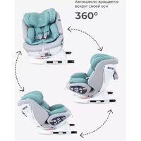 Детское автокресло Rant Nitro Isofix UB619 (серый/мятный) - Превью изображения №5 — Интернет-магазин Time-Shop