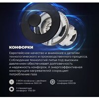 Варочная панель DeLonghi BF 46 PRO RUS - Превью изображения №6 — Интернет-магазин Time-Shop