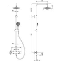 Душевая система  Esko STT1000 - Превью изображения №2 — Интернет-магазин Time-Shop