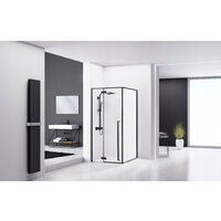 Душевой уголок Rea Fargo 120х90 (черный/прозрачное стекло) - Превью изображения №4 — Интернет-магазин Time-Shop