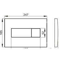 Панель смыва Alcaplast M371 - Превью изображения №2 — Интернет-магазин Time-Shop