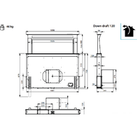 Кухонная вытяжка Falmec Down Draft Design+ 120 (нержавеющая сталь) - Превью изображения №6 — Интернет-магазин Time-Shop
