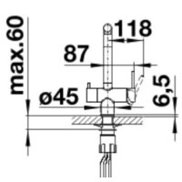 Смеситель Blanco Fontas II (черный) - Превью изображения №3 — Интернет-магазин Time-Shop
